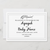 Carte d'invitation instantanée modifiable neutre A (Devant)