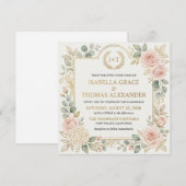 Carte d'invitation Invitation d'anniversaire et au (Devant / Derrière)