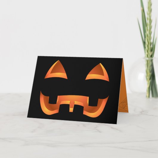 Carte d'invitation Jack-o-lantern Party Halloween (Devant)