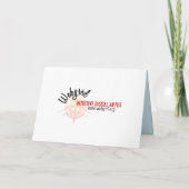 Carte d'invitation Krystalis pour toutes occasions (Dos)