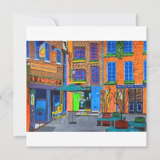 carte d'invitation London Roseberry (Devant)