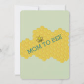 CARTE D'INVITATION MAMAN DEVENUE ABEILLE POUR BABY (Dos)