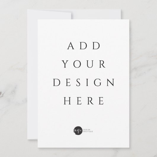 Carte d'invitation/Menu/Carte plate 5" x 7" (Devant)