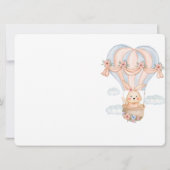 Carte d'invitation moderne musulmane mignonne fill (Dos)