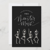 Carte d'invitation Monster Mash Halloween Party (Devant)