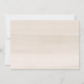 Carte d'invitation Neutral Spring Elopement (Dos)