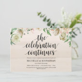 Carte d'invitation Neutral Spring Wedding (Debout devant)