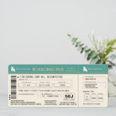 carte d'invitation originale pour le 50e anniversa (Debout devant)