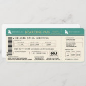 carte d'invitation originale pour le 60e anniversa (Devant / Derrière)