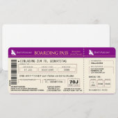 carte d'invitation originale pour le 70e anniversa (Devant / Derrière)