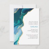 Carte d'invitation ou encart de réception pour Bar (Devant)