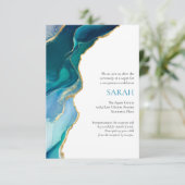 Carte d'invitation ou encart de réception pour Bar (Debout devant)