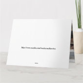 Carte d'invitation, Pélicans (Dos)