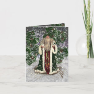 Carte d'invitation Père Noël