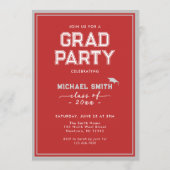 Carte d'invitation personnalisée | Design classiqu (Dos)