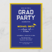 Carte d'invitation personnalisée | Design classiqu (Dos)