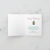 Carte d'invitation personnalisée Gnome de Noël (Intérieur)