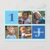 Carte d'invitation personnalisée pour la photo du  (Devant)