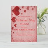 Carte d'invitation personnalisée pour la Saint-Val (Debout devant)