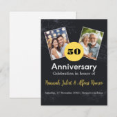 Carte d'invitation personnalisée pour l'anniversai (Devant / Derrière)