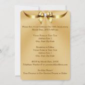 Carte d'invitation personnalisée pour l'anniversai (Dos)