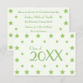 Carte d'invitation personnalisée pour les enfants  (Devant / Derrière)