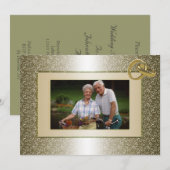 Carte d'invitation personnalisée pour un anniversa (Devant / Derrière)