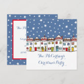 Carte d'invitation personnalisée pour une fête de (Devant / Derrière)