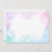 Carte d'invitation photo de ballerine jumelles (Dos)