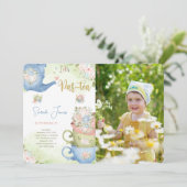 Carte d'invitation photo pour fête de 2e anniversa (Debout devant)