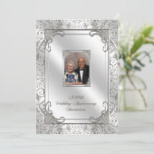 Carte d'invitation photo pour le 60e anniversaire (Debout devant)