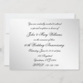 Carte d'invitation photo pour le 60e anniversaire (Dos)