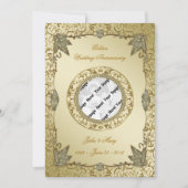 Carte d'invitation photo pour les 50 ans de mariag (Devant)