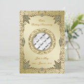 Carte d'invitation photo pour les 50 ans de mariag (Debout devant)