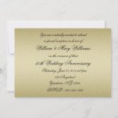 Carte d'invitation photo pour les 50 ans de mariag (Dos)