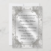 Carte d'invitation photo pour les 60 ans de mariag (Dos)