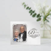 Carte d'invitation photo pour les 60 ans de mariag (Debout devant)