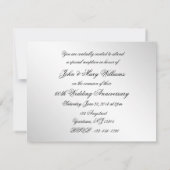 Carte d'invitation photo pour les 60 ans de mariag (Dos)