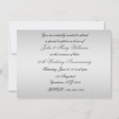 Carte d'invitation photo pour les 60 ans de mariag (Dos)