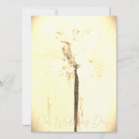 CARTE D'INVITATION PLATE POUR JOUR DE MARIAGE STYL
