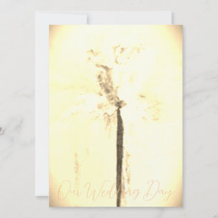 CARTE D'INVITATION PLATE POUR JOUR DE MARIAGE STYL