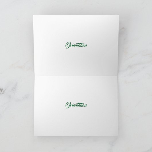 carte d'invitation pliée (Intérieur)