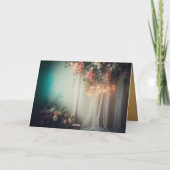 Carte d'invitation pliée de bienvenue (Dos)