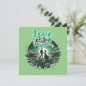 Carte d'invitation pliée Félicats (Debout devant)