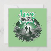 Carte d'invitation pliée Félicats (Devant)