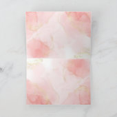 Carte d'invitation pliée Félicitations (Intérieur)