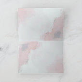 Carte d'invitation pliée pour toujours (Intérieur)