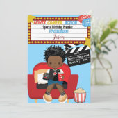 Carte d'invitation Poppin Birthday 2 (Debout devant)