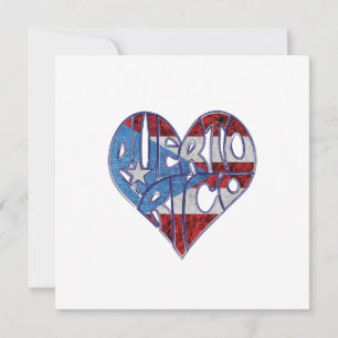 Carte d'invitation Porto Rico Love