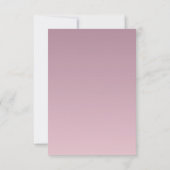 Carte d'invitation pour 40 ans, beau design (Dos)